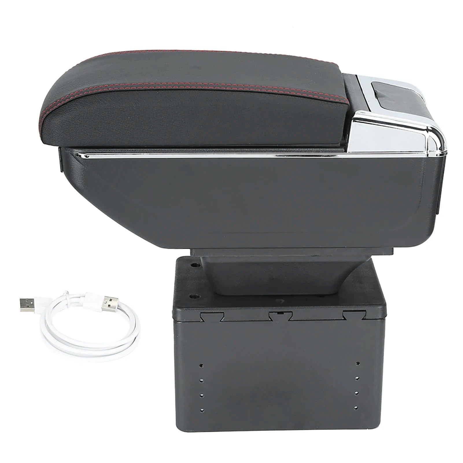 CGBWMB Arm Rest for Car Car Center Storage Case Armrest Box Console Container Adjustable With USB Interface Central Armrest Box