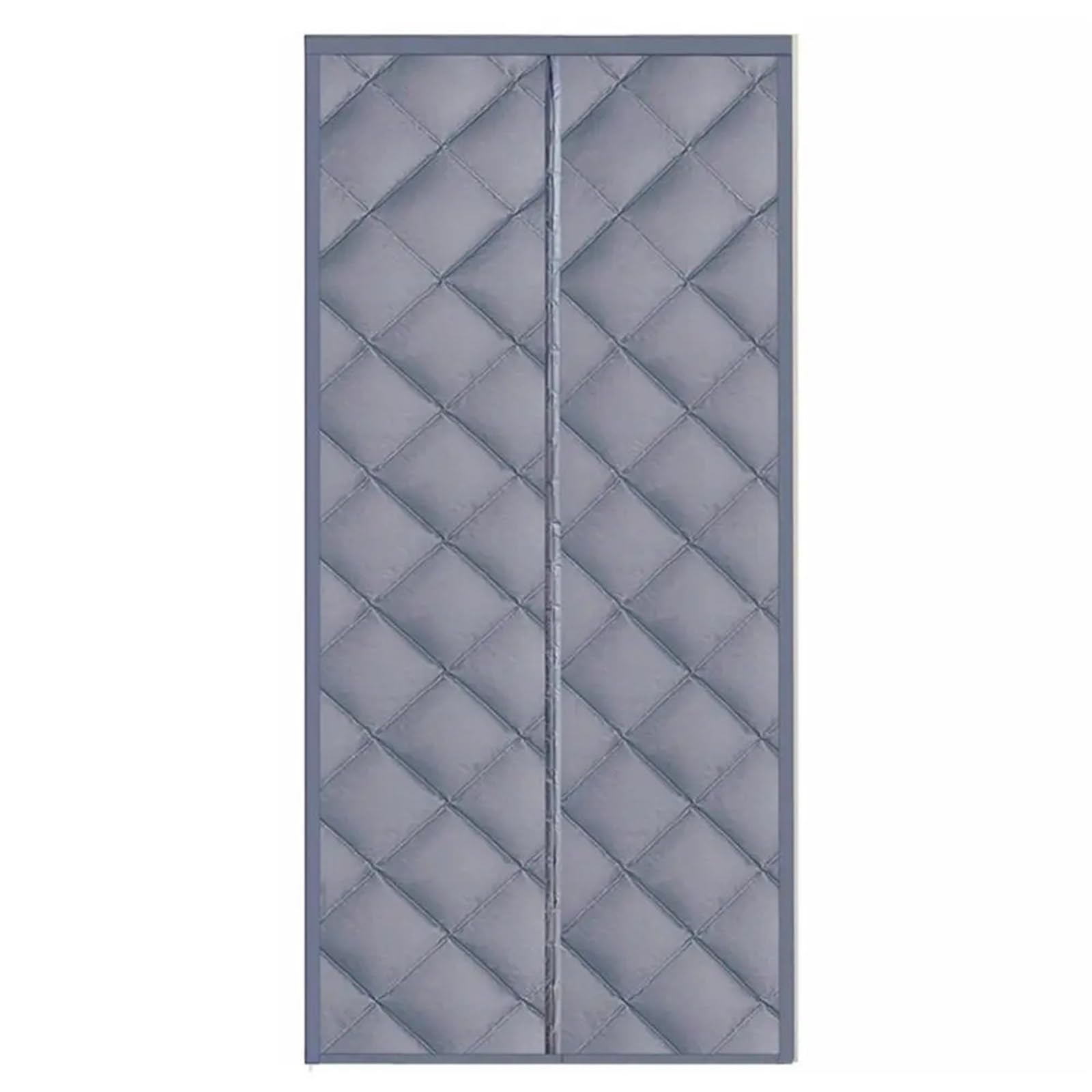 LuoAXINN Thermal Door Curtain Door Cover Curtain Sound Proof Keep Warm Doorway With Window Windproof Blanket(Grey fully enclosed,100x210cm)