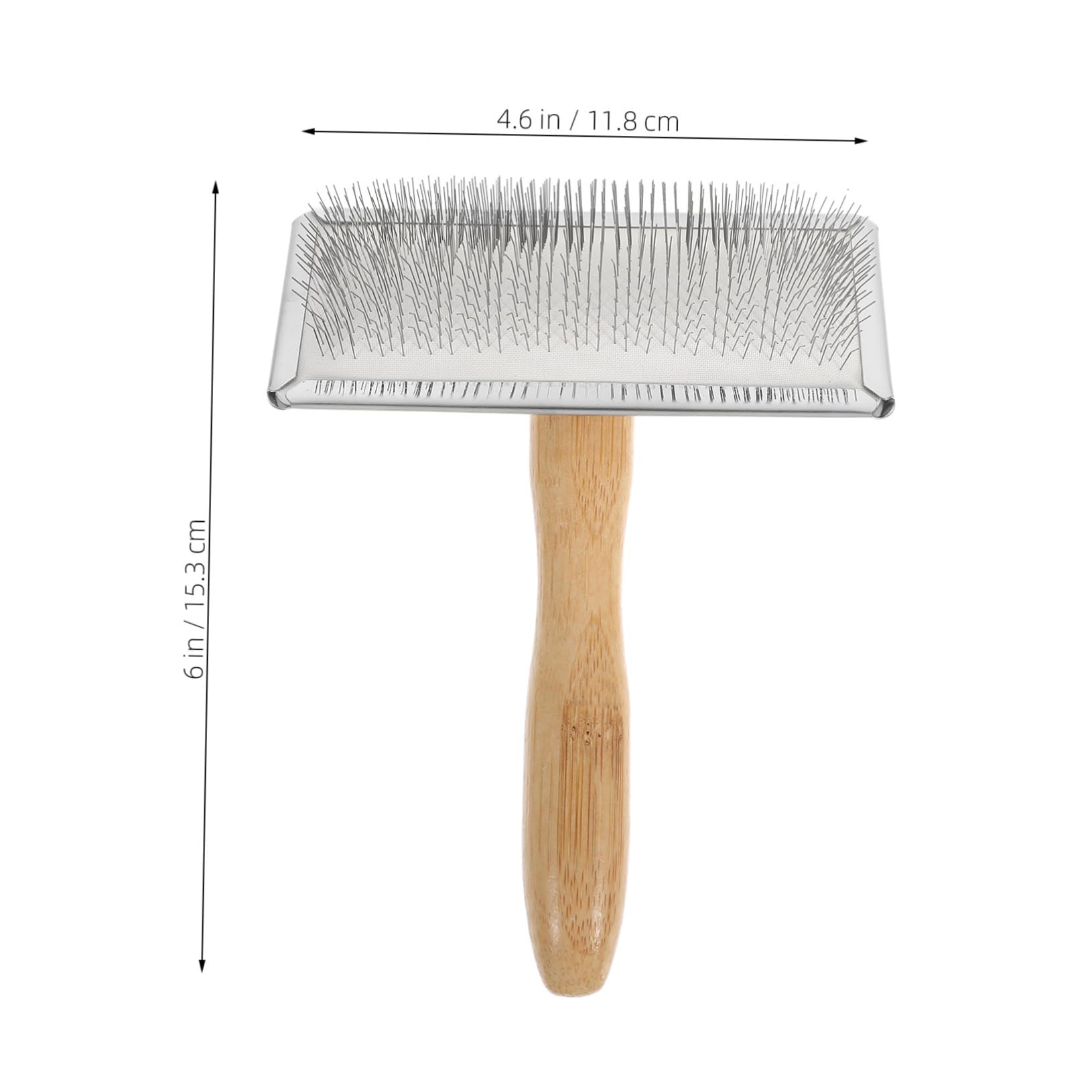 OSALADI Wood Iron Wool Carder Needle Felting Tool Multipurpose for DIY Projects Pet Hair