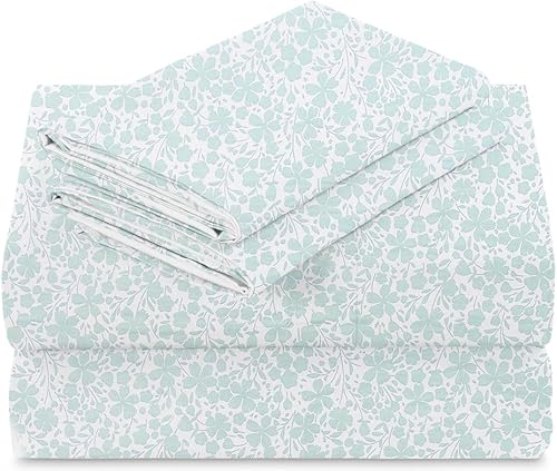 Miniatura 43 de MyPillow Juego de sábanas de percal de 200 hilos, sábanas de 100 % algodón para tamaño matrimonial, sábanas transpirables y suaves, para bolsillo