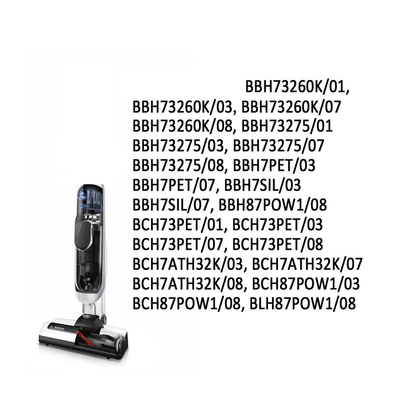 Aspiradora, Compatible Con Bosch, 10004537, BBH73260K / 01 BBH73260K / 03 07 39v 0.5A, Cargador Adaptador De Repuesto, Cargador De Vacío Inalámbrico