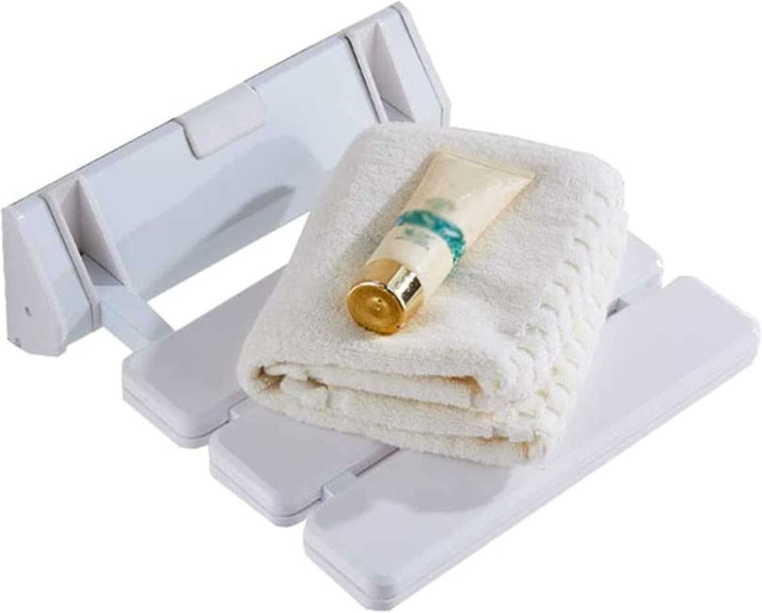 Shower Seats,Shower Stool Shower Stool Folding Bathroom Seat,Non-Slip Shower Stool Wall-Mounted Old Man Safety Handrail Bath Stool Bearing Weight 110Kg Bath Chair Apply to Elderly,