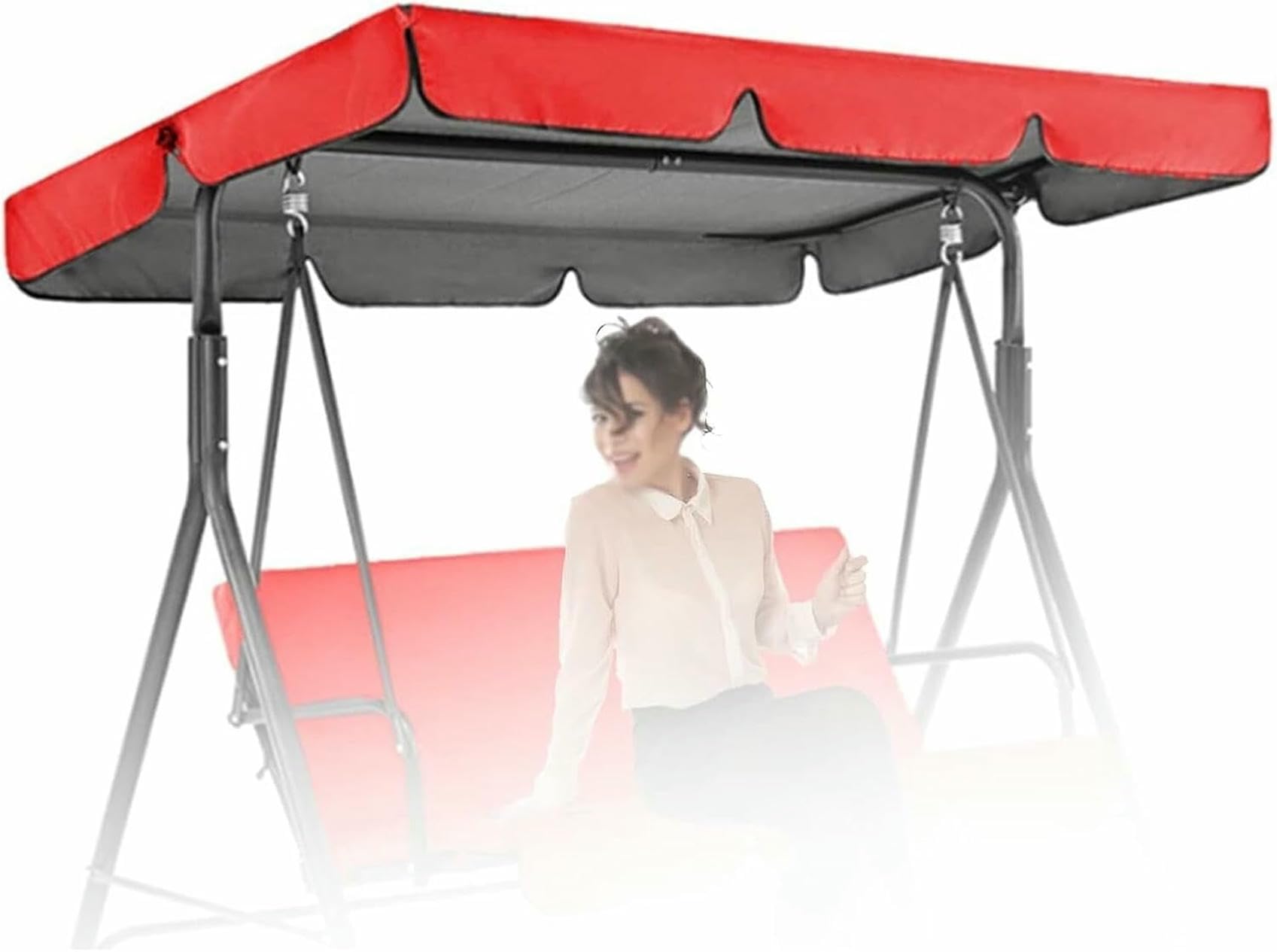 Housse de remplacement pour balancelle de jardin ombrage terrasse