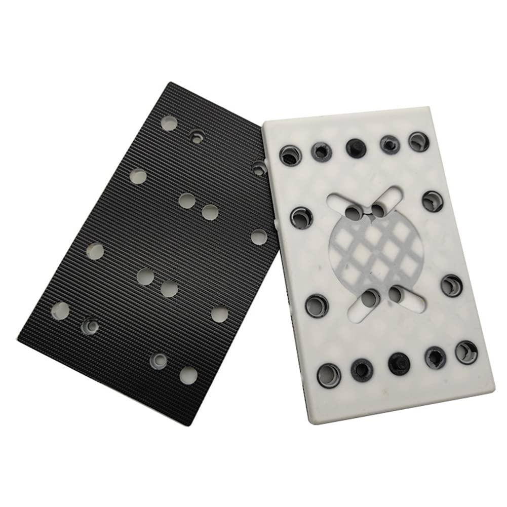 DAZZLEEX Tampone abrasivo 130X80Mm Pad 12 Fori Sostituzione Piastra di Backup per Rts 400 Req