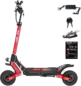 D4+ Scooter Adults Fast Off Road Scooter Top Speed Long Range Heavy Duty Scooter Foldable Scooter for Adults with Suspension 10" Tires