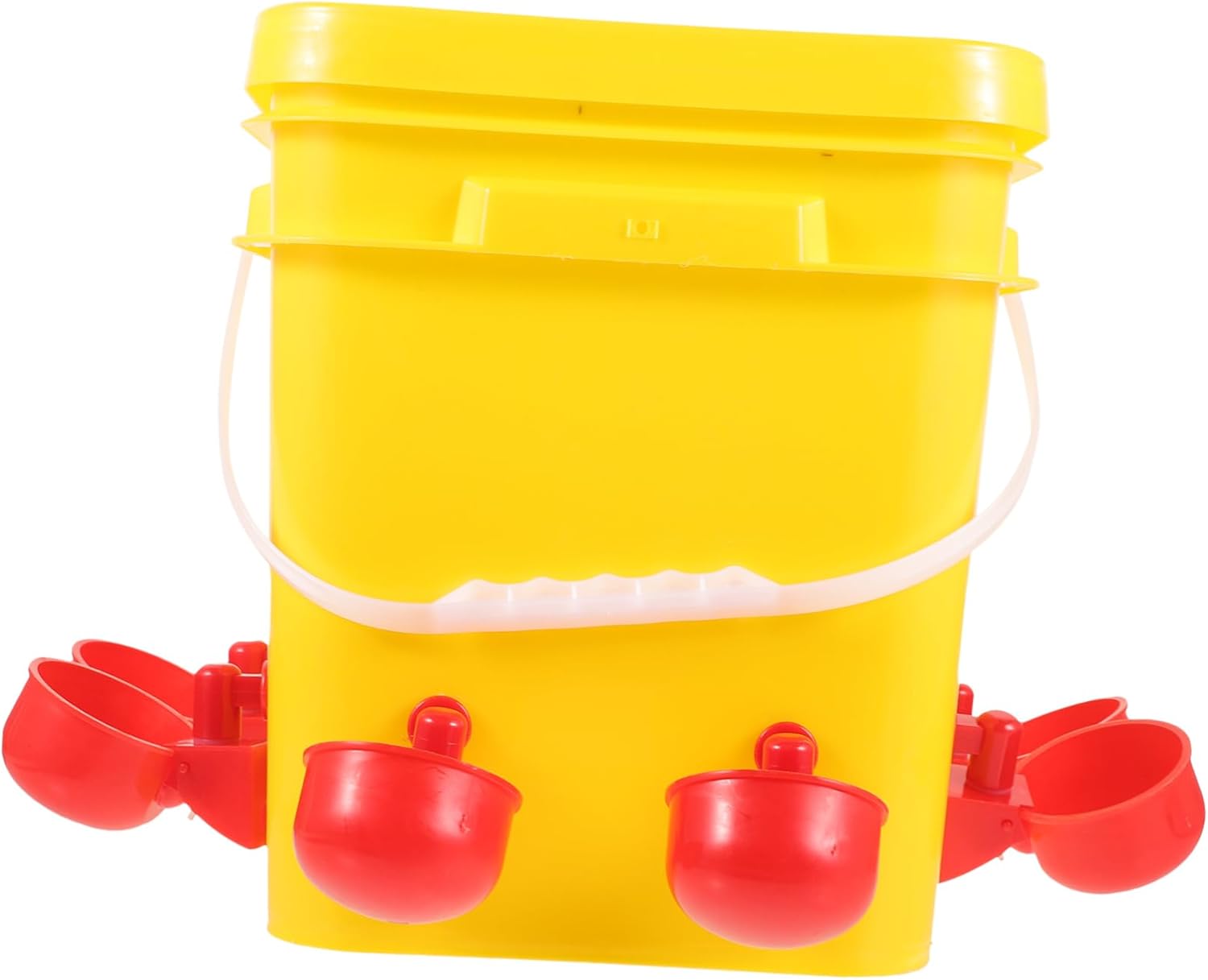 YARNOW Automatic Chicken Feeder 5-Liter Capacity Poultry Feeding Supplies Adjustable Dispenser for Chickens and Chicks Easy to Use and Refill Suitable for Backyard Farms