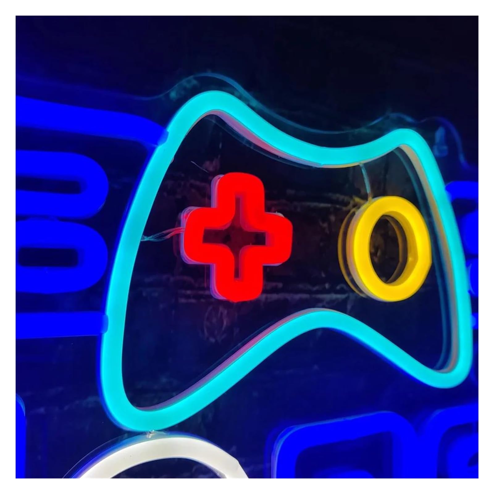 LED néon signe Panneau Néon Game Zone Gaming LED Light Pour Chambre À Coucher Anniversaire Gamer Mari Garçon Enfants Enfant Adolescent 21.6cmx37cm
