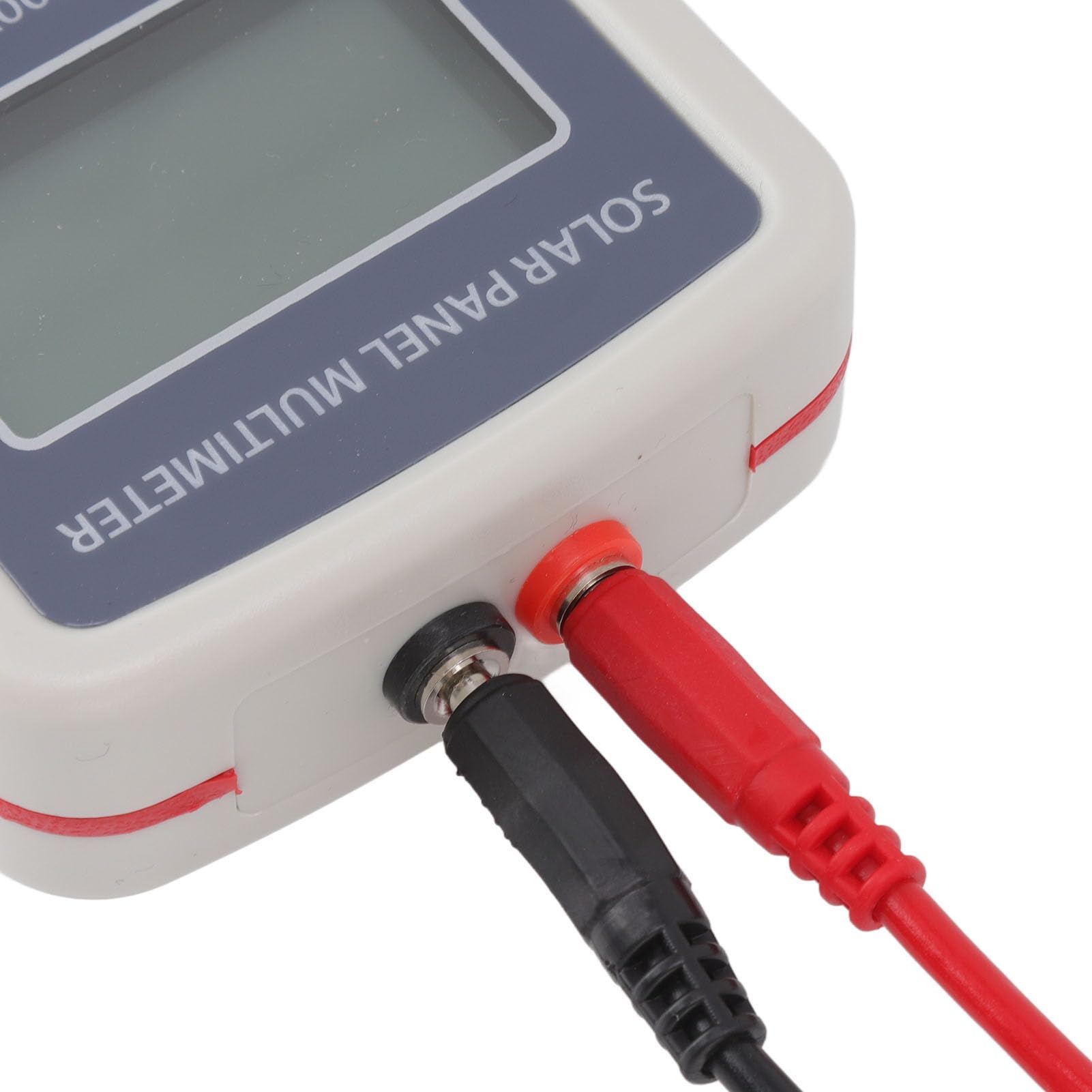 Multimetro per Pannelli Solari, Tester MPPT per Rilevamento Potenza Tensione Corrente, Materiale ABS, Protezione da Sovraccarico, Display LCD per Solare
