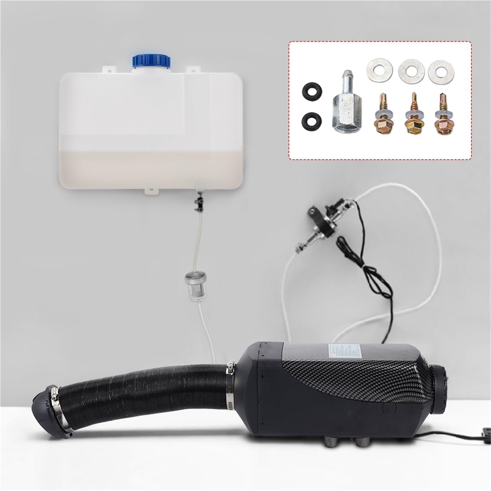 Aria Regolabile Serbatoio Carburante in Plastica da 6 Litri, Riscaldatore Diesel, Accessori per Riscaldatori, Parti di Ricambio per Serbatoi Carburante