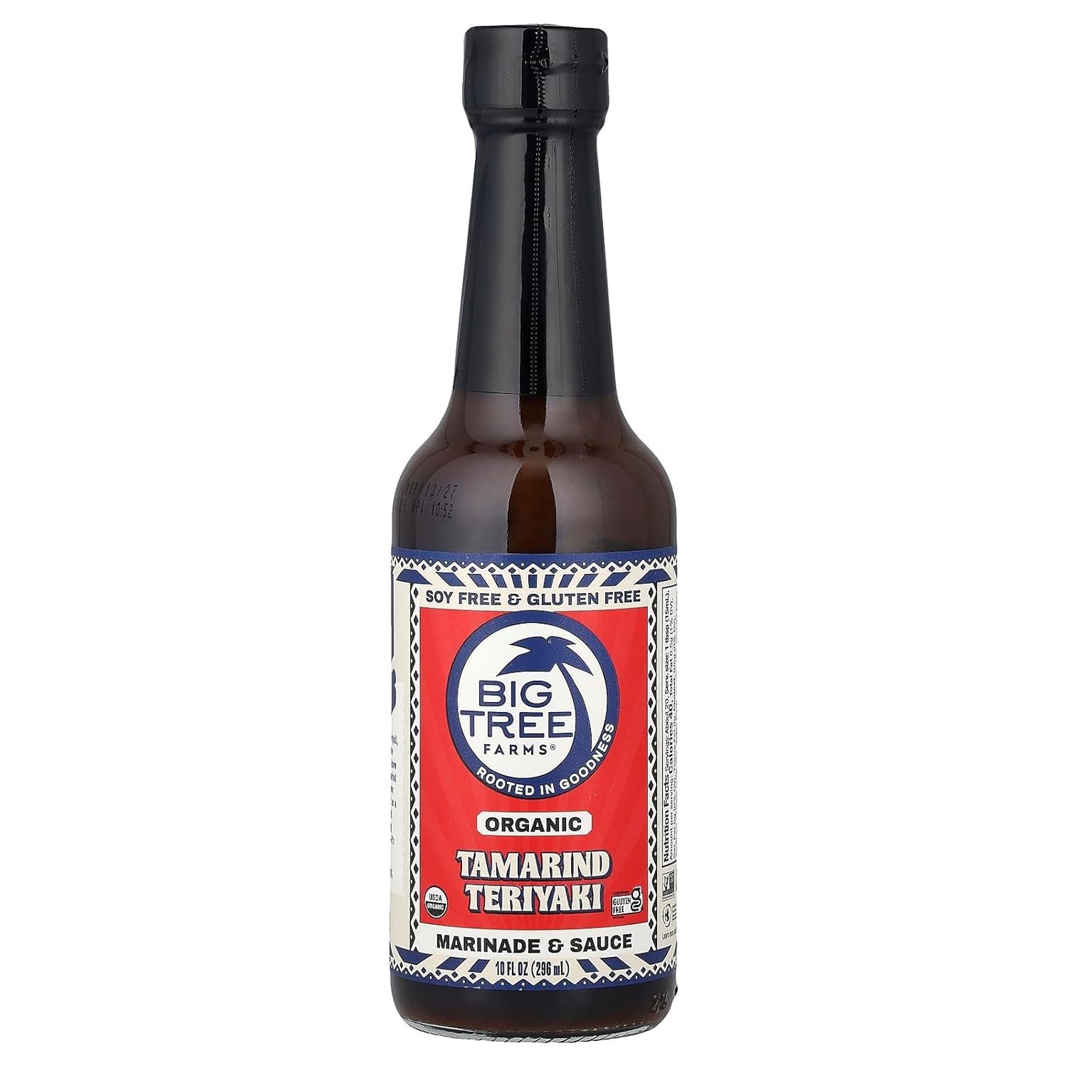 Big Tree Farms Organic Coco Aminos - Liquid Coconut Aminos, Soy-Free Sauce, Low Sodium, Soy Alternative, Gluten Free, Kosher, Marinade & Sauce, Non-GMO - Teriyaki, 10 Fl Oz (Pack of 1)USDA Organic