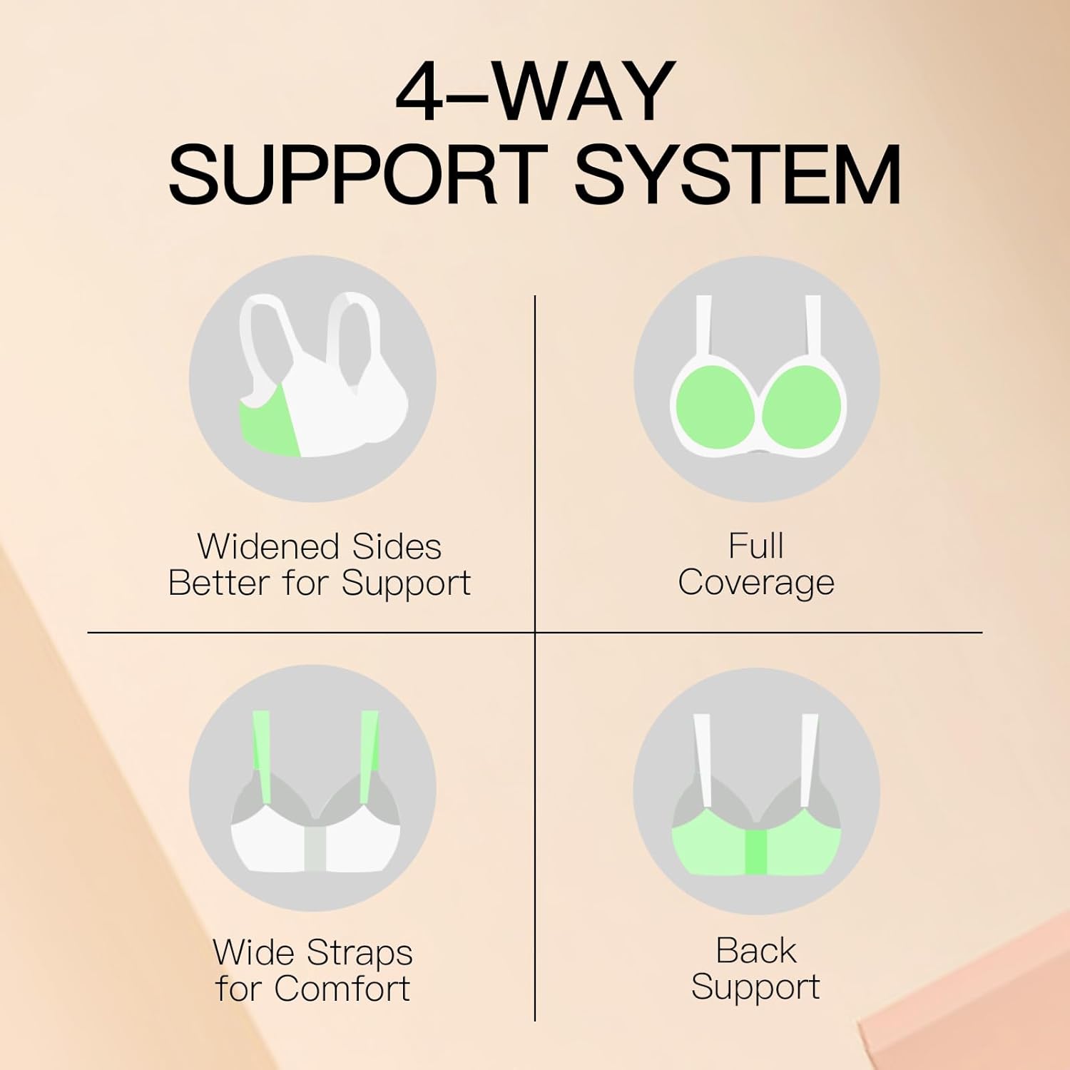 Baetty Minimizer Bras for Women No Underwire Lightly Padded Full Coverage 6170 - Image 5