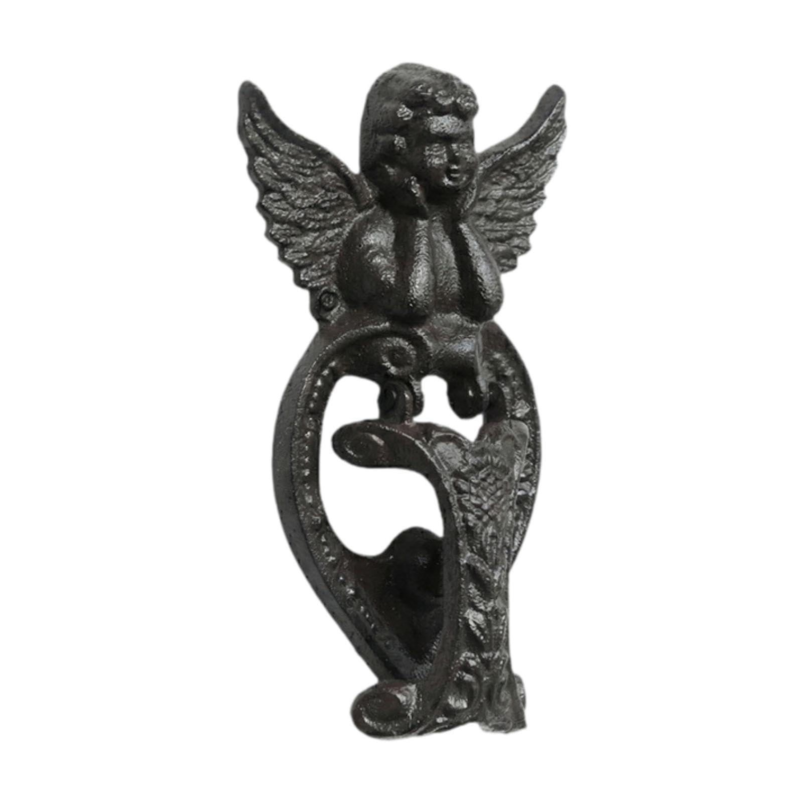 RCULWPLP Angel Door Knocker, Antique Accessories, Home Decor, Creative, Sturdy, High Quality, and Versatile.