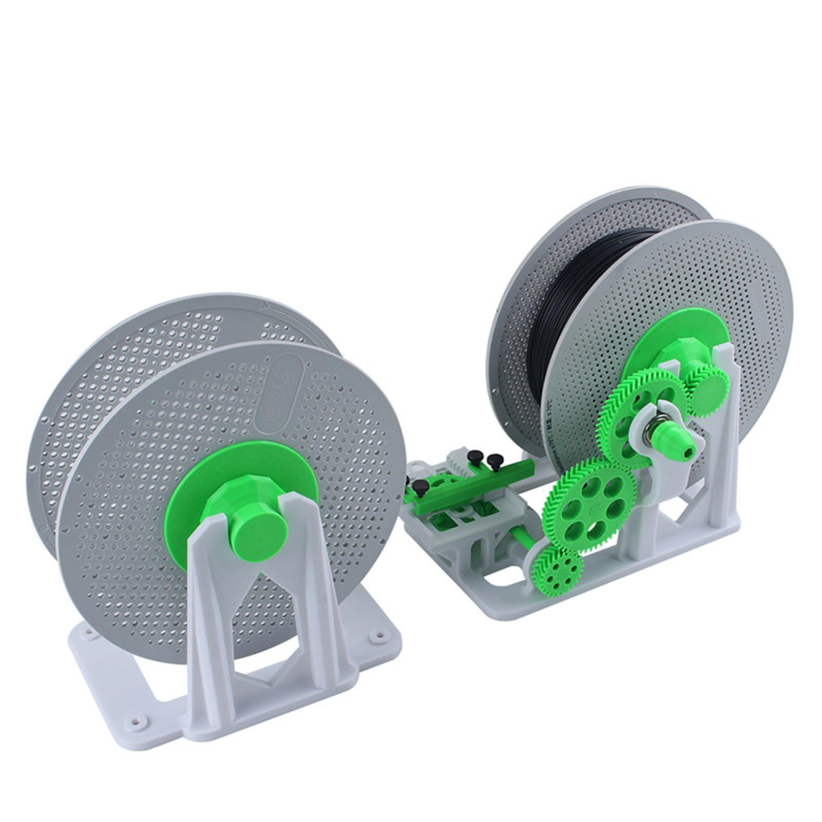 Bobinadora de filamento para impresora 3D, herramienta manual de manivela para gestión de bobinas sin enredos, portátil y fácil de montar, ideal para uso doméstico y taller