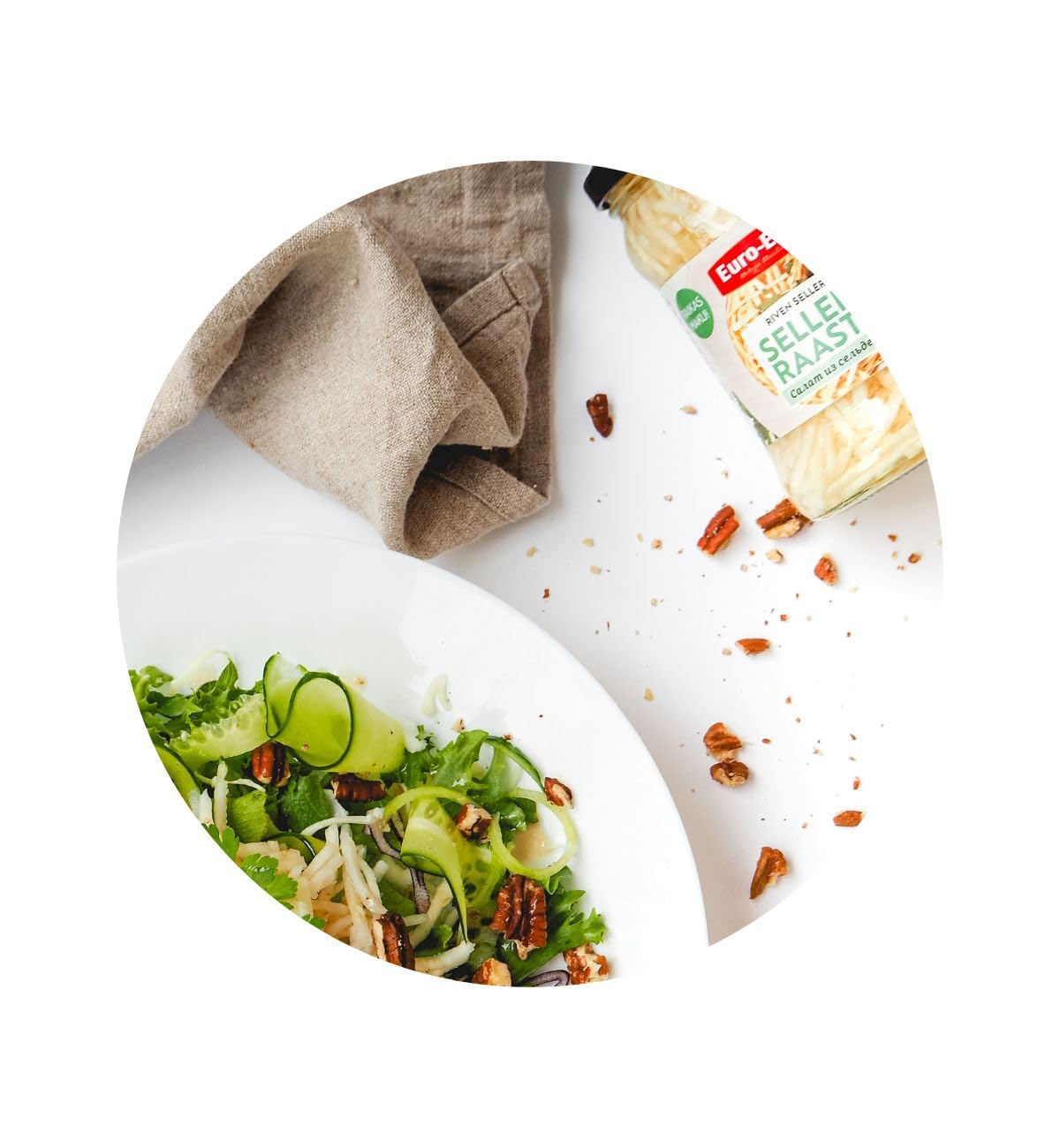 Euro-East Geriebener Sellerie 12er Pack im Glas x 280g | vegan, glutenfrei