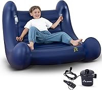 TedKangaroo CloudBounce Ultra Sensory Rocker for Kids - Patented Inflatable Chair, 2025 Ultra-Durable Edition