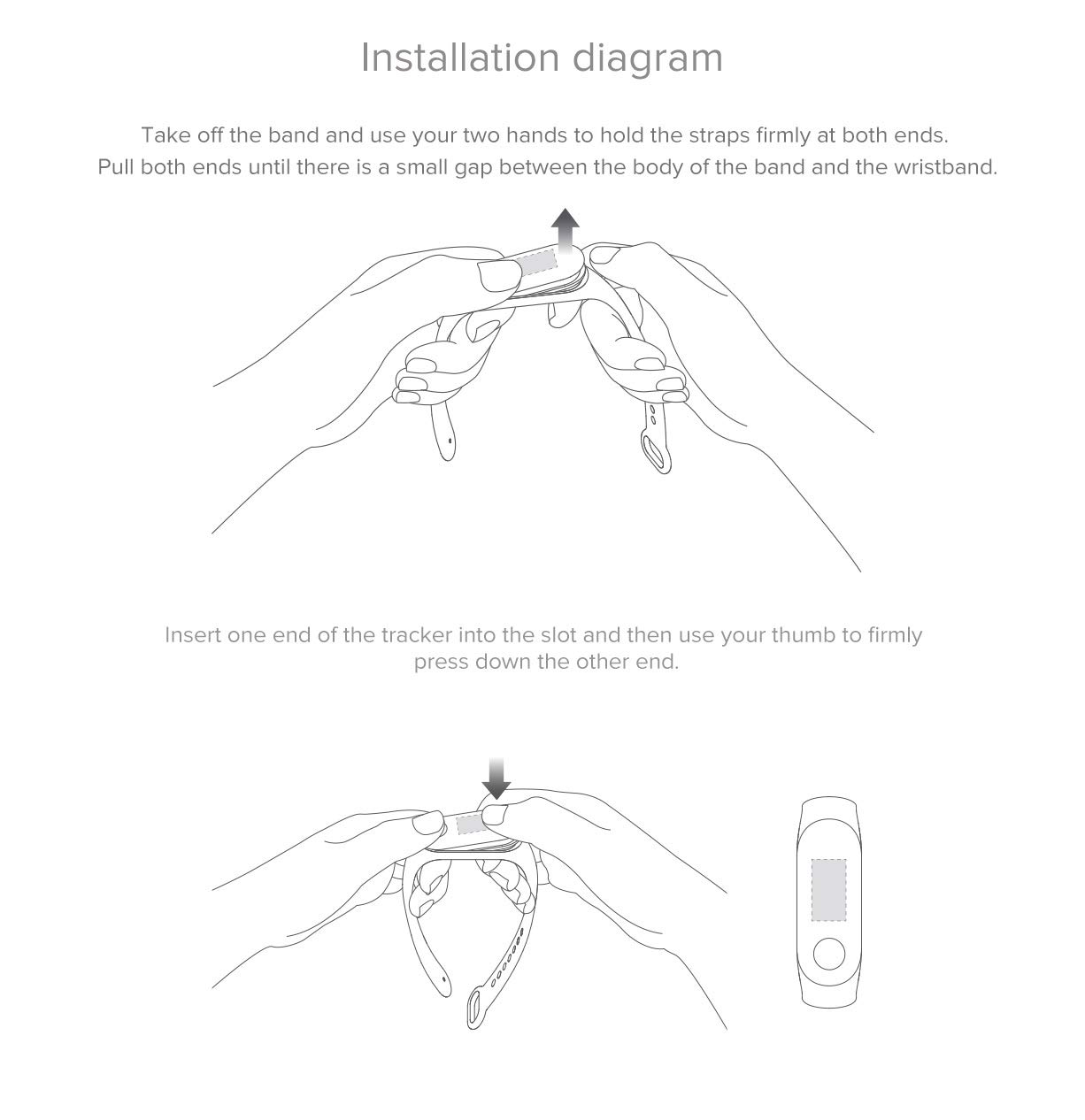 Replacement Ventilate Sport Soft Wristband Wrist Strap Combo Pack for Mi Band 4 (Also Compatible with Mi Band 3) (Black Red + Blue White)