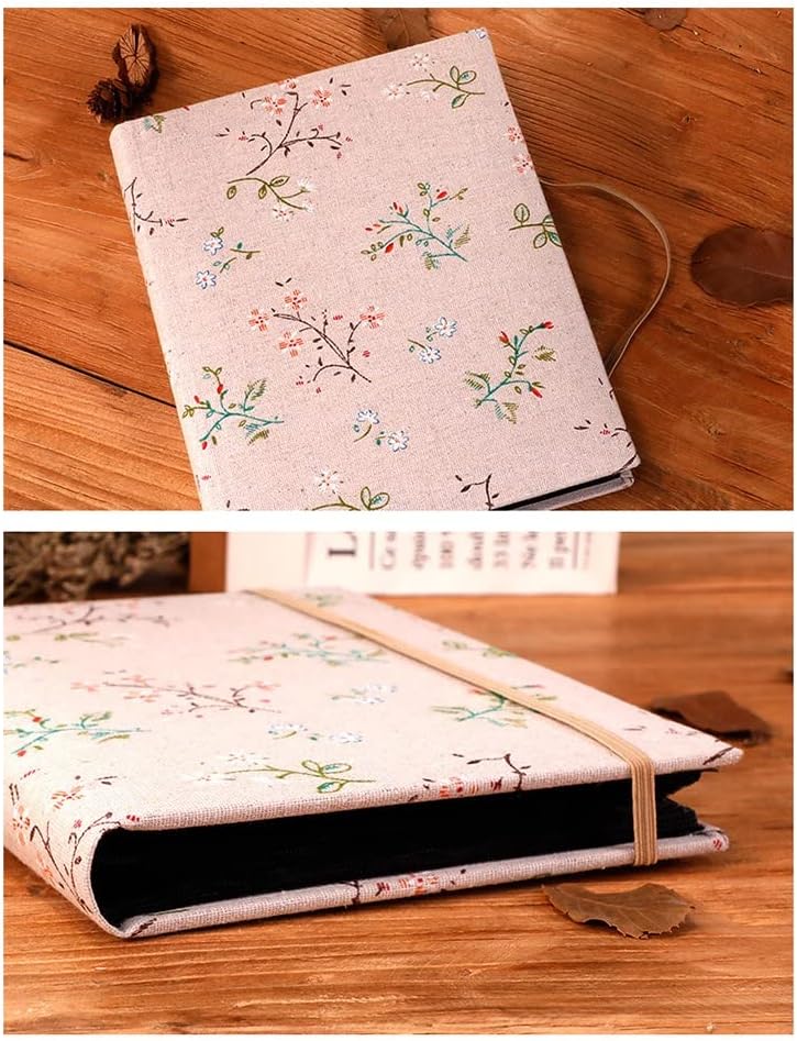 Photo Album 4x6, Soft Fabric Cover Pictures Photo Albums Memory Book for Family Baby Wedding Anniversary Birthday (Multicolor, 200 Pockets) - Image 6