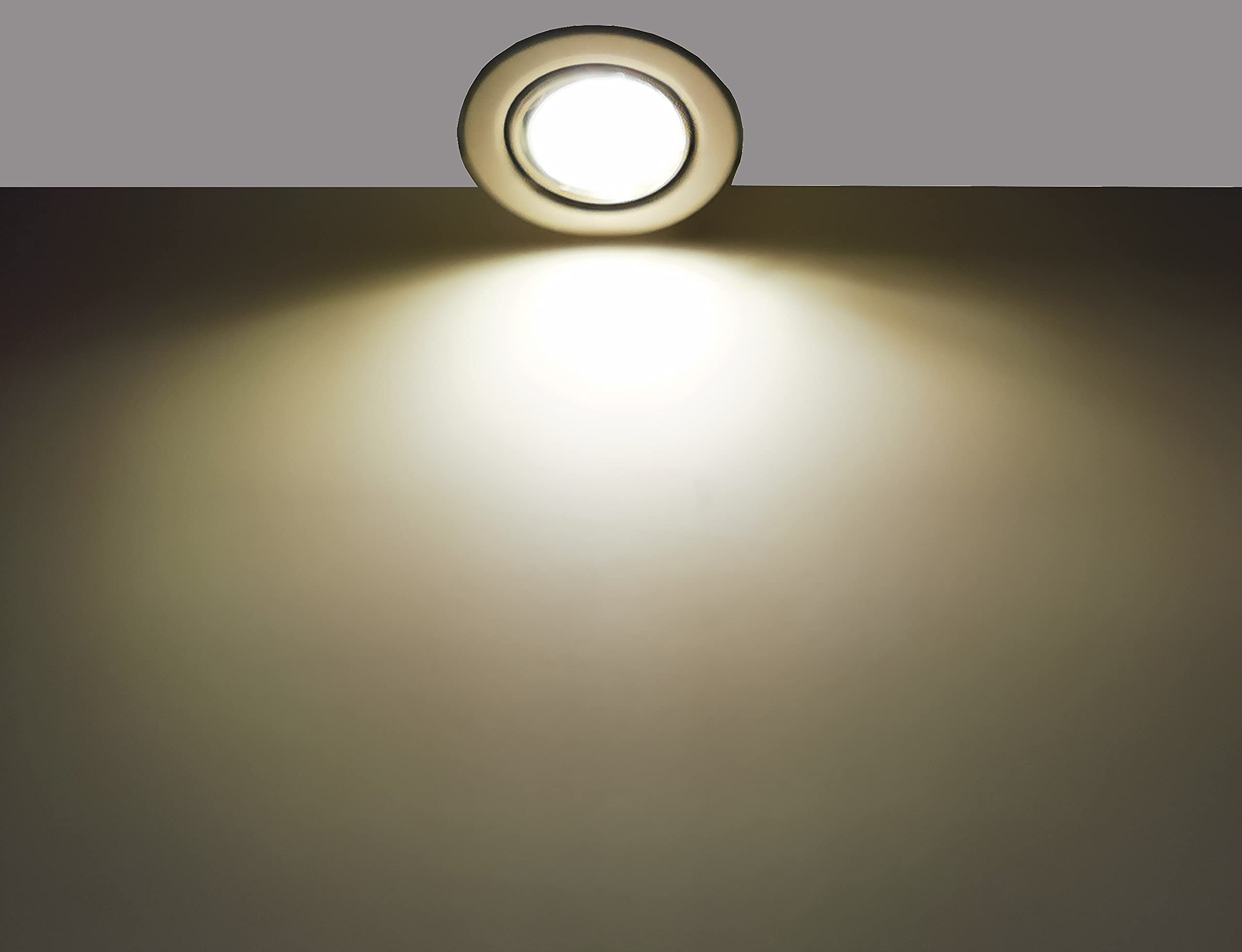 Trango 6er Set 6729-061MO LED Einbaustrahler in Anthrazit matt schwenkbar inkl. 6x 5 Watt 3000K warmweiß Ultra Flach LED Modul, Einbauspots, Deckenstrahler, Deckenlampe, Badleuchte, Deckenleuchte