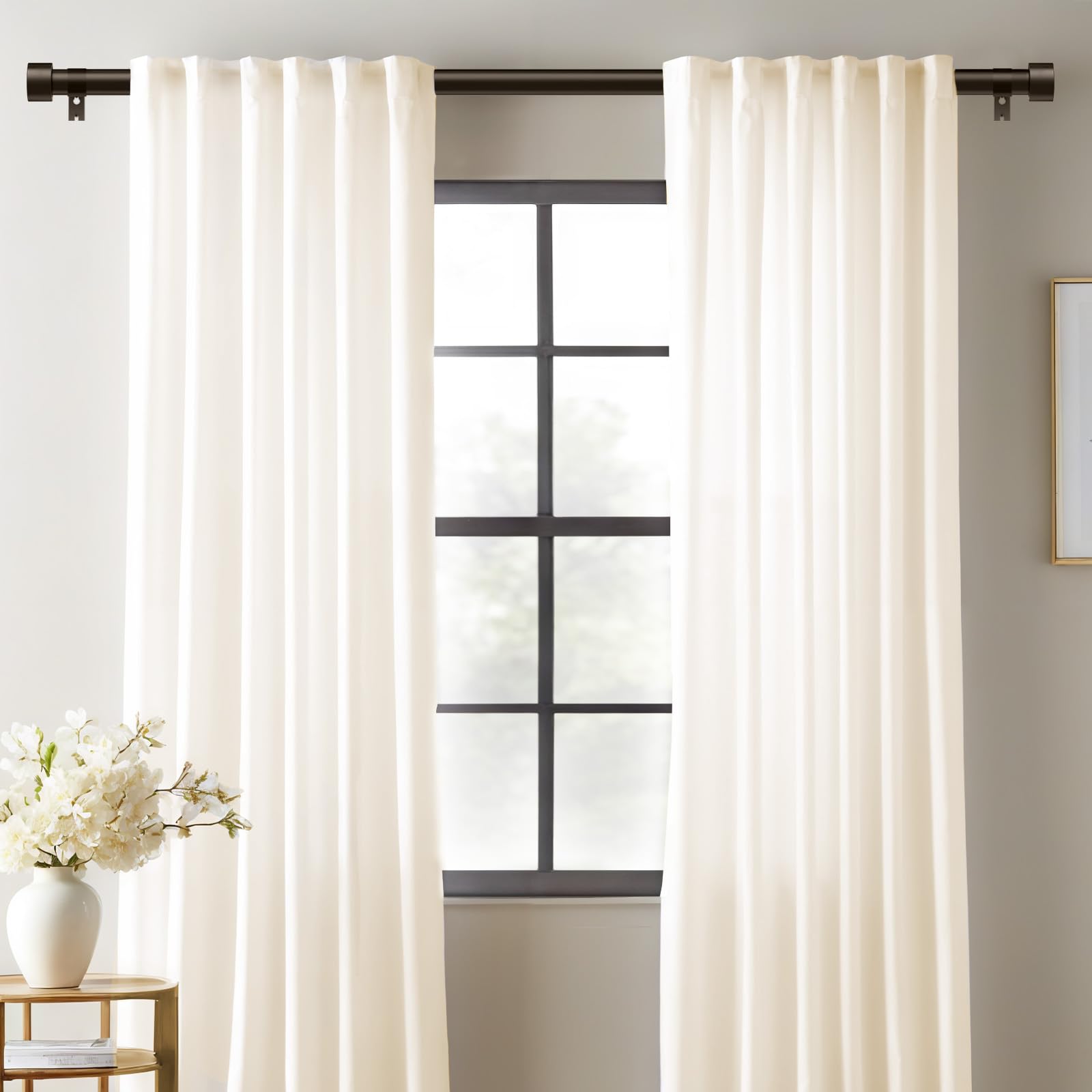 Ivilon - Soportes Ajustables Para Cortinero - Para Barras De 1 O 1 1/8