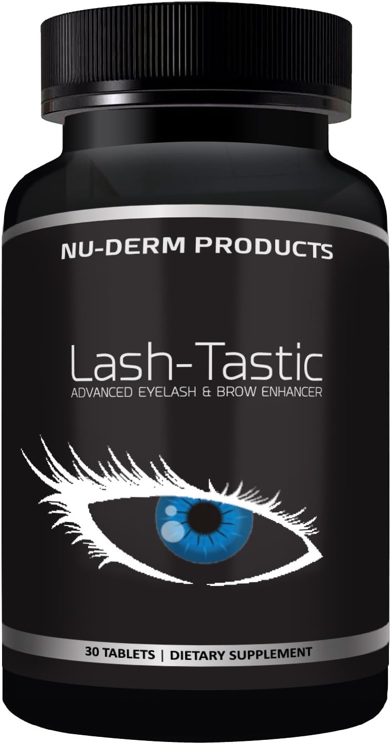 lash tastic Eyelash Growth Vitamins with Hair Loss Support – Thicker Lashes, Brows & Hair Regrowth Helps Reduce Medication-Related Shedding great with serums
