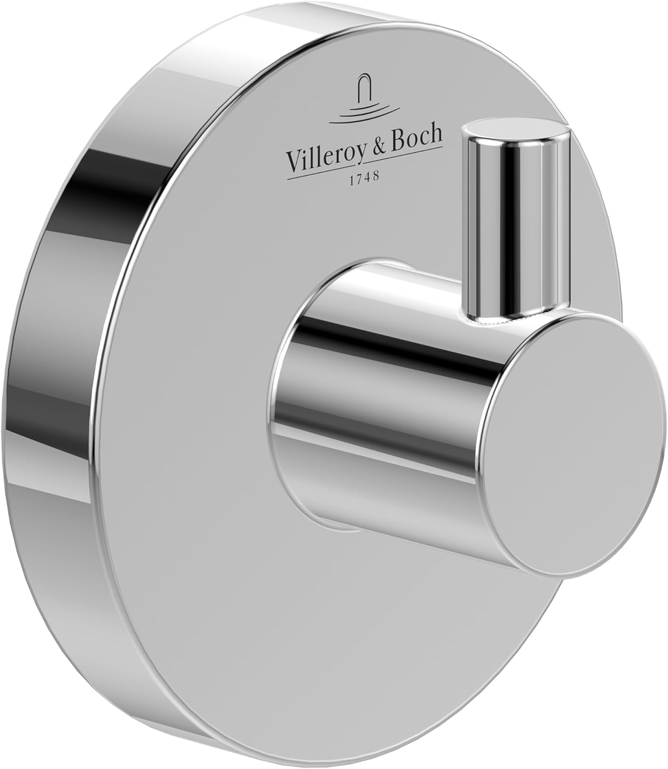 Juego de Accesorios de baño Elements-Tender de Villeroy & Boch (Paquete 3 en 1), Juego de Accesorios de baño Compuesto por toallero, portarrollos sin Tapa y escobillero, Cromo
