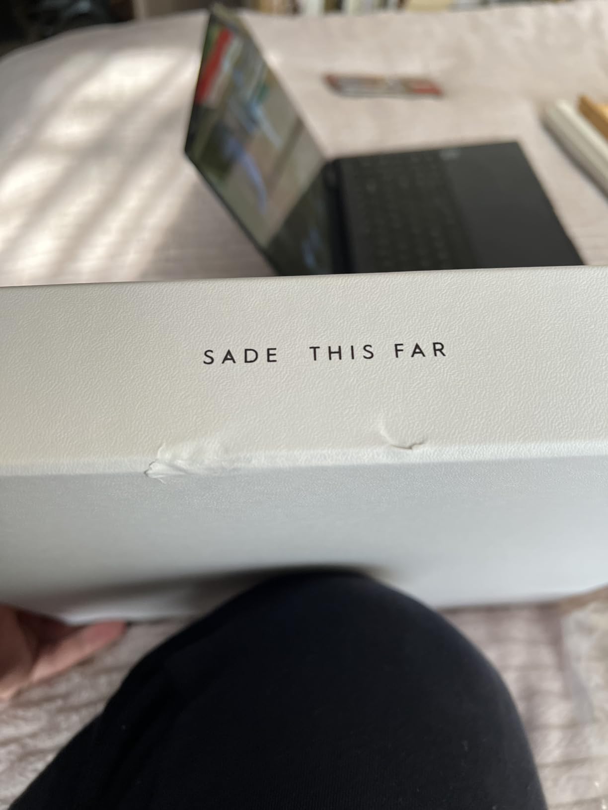 Arrived with a dented cover even well packaged