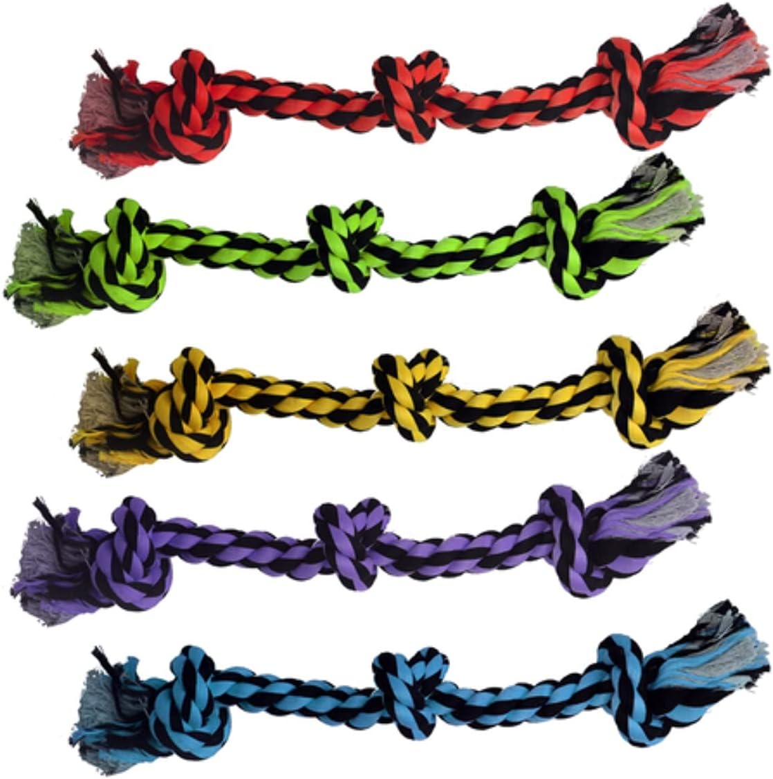 Multipet Nuts for Knots 3-Knot Rope Dog Toy