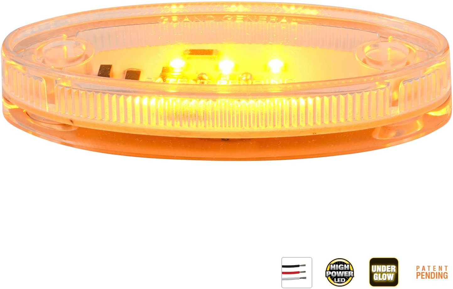 GG Grand General 77581 Amber/Clear 6 SMD LED Glow Base for GG Swan Hood Ornament
