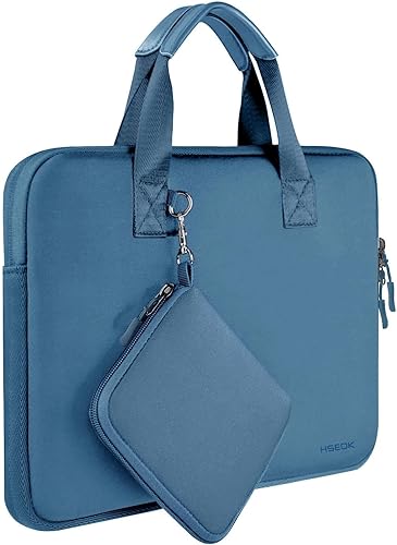 Miniatura 9 de Hseok Funda para laptop de 13.3 a 14 pulgadas con bolsa pequeña, bolsa de neopreno para computadora compatible con MacBook Pro de 14 pulgadas
