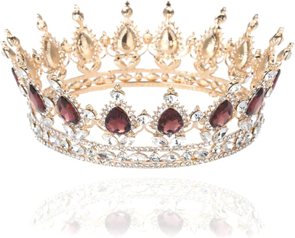 6cm Tall Adult Stars Blue Drip Crystal Leaf Tiara Crown - Foto 12