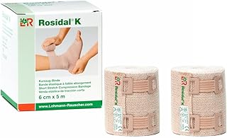 Rosidal K Short Elastic Bandage 6cm x 5m Pack of 2