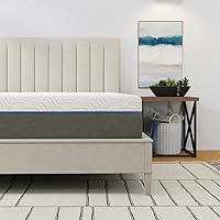 Vista 4 de Greaton Colchón suave de espuma viscoelástica de gel de 12 pulgadas con base de rejilla de aire, tamaño estándar, transpirable, ultra suave