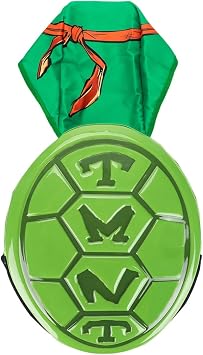 Bioworld Teenage Mutant Ninja Turtles Hard Shell Youth 16 Backpack With Character Hood