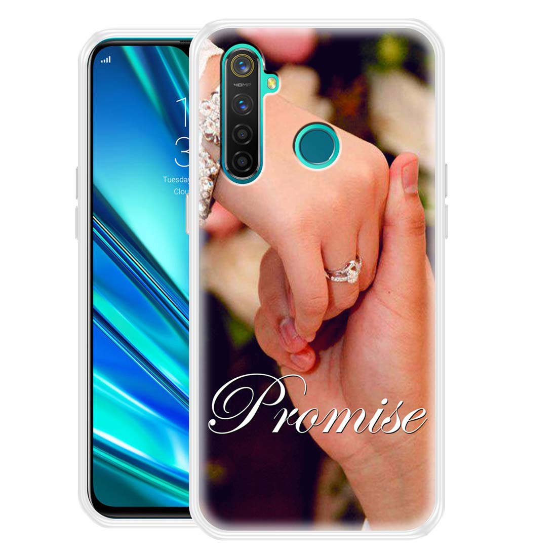 Fashionury Basic Case for Realme 5 (Silicone_Love Promise) (B07WP23K1F) Amazon Price History, Amazon Price Tracker