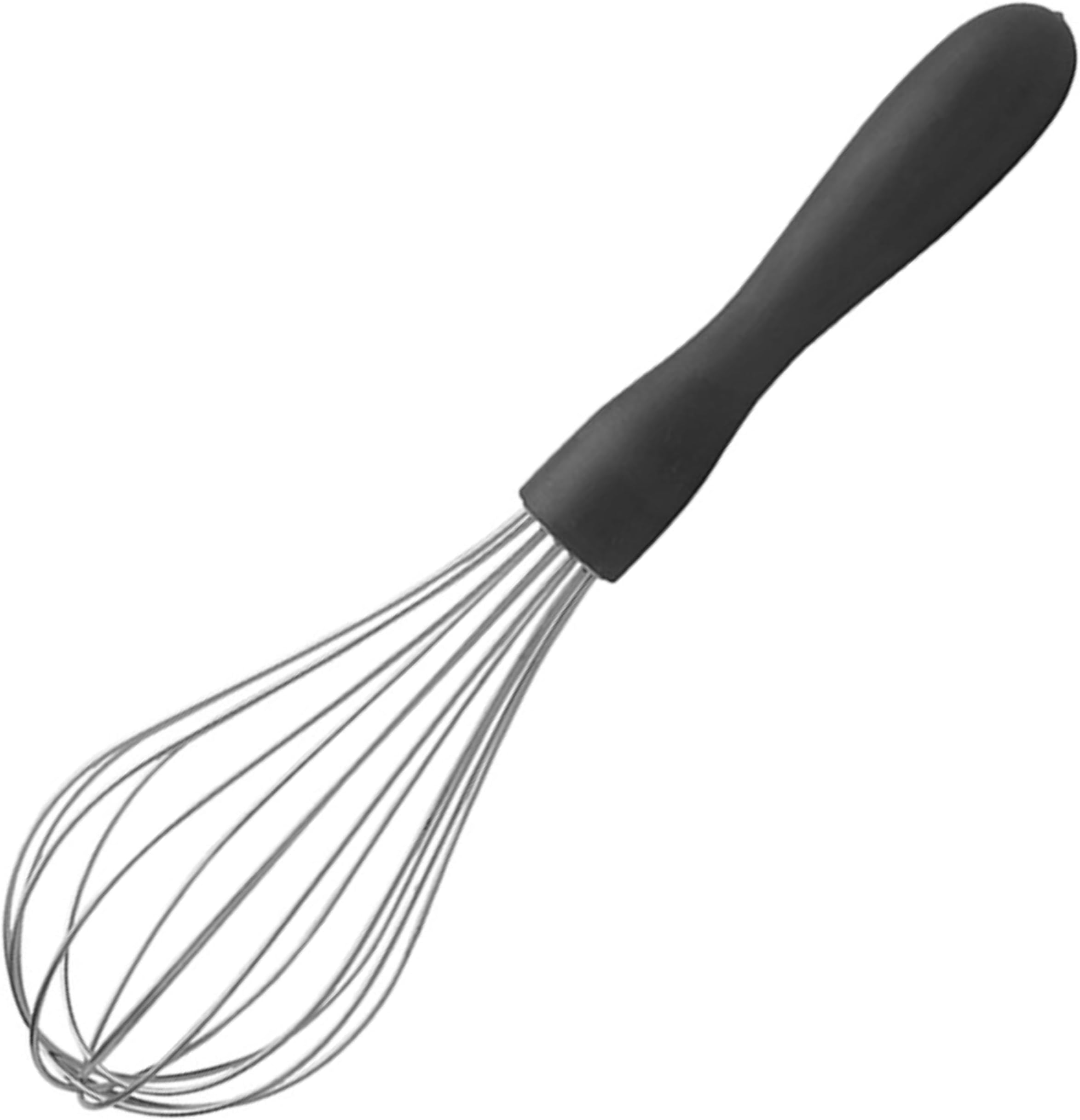 KOWS Stainless Steel Egg Whisk-Thick Durable Wired Whisk Utensil for Blending, Beating, Whisking Pack of 1 Silver |Spinning Whisk | Kitchen Accessories Items | Egg Mixer | Egg Spinner -WK002