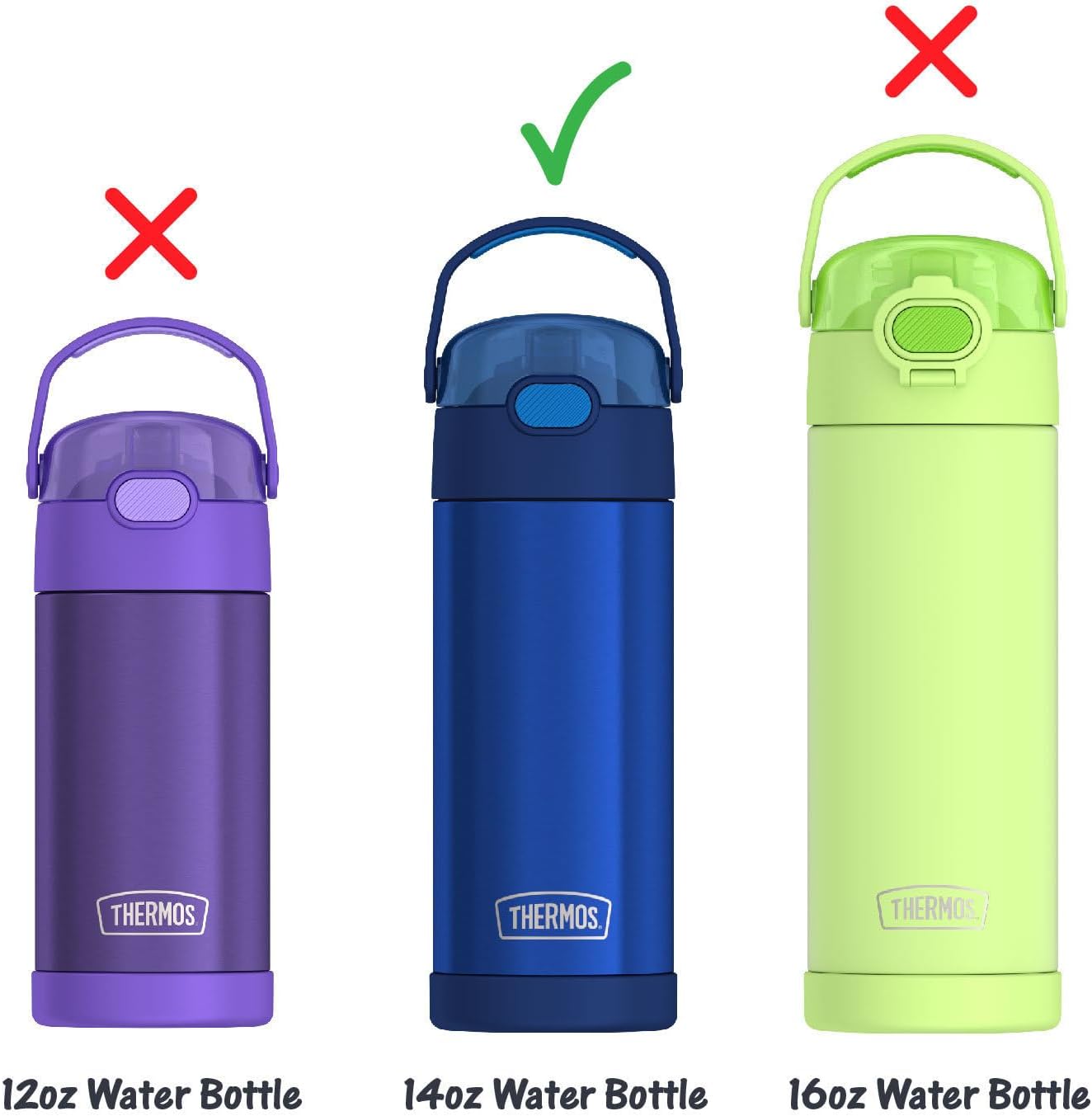 THERMOS FUNTAINER 14 Ounce Insulated Bottle Replacement Straws, 2 Straws - Image 6