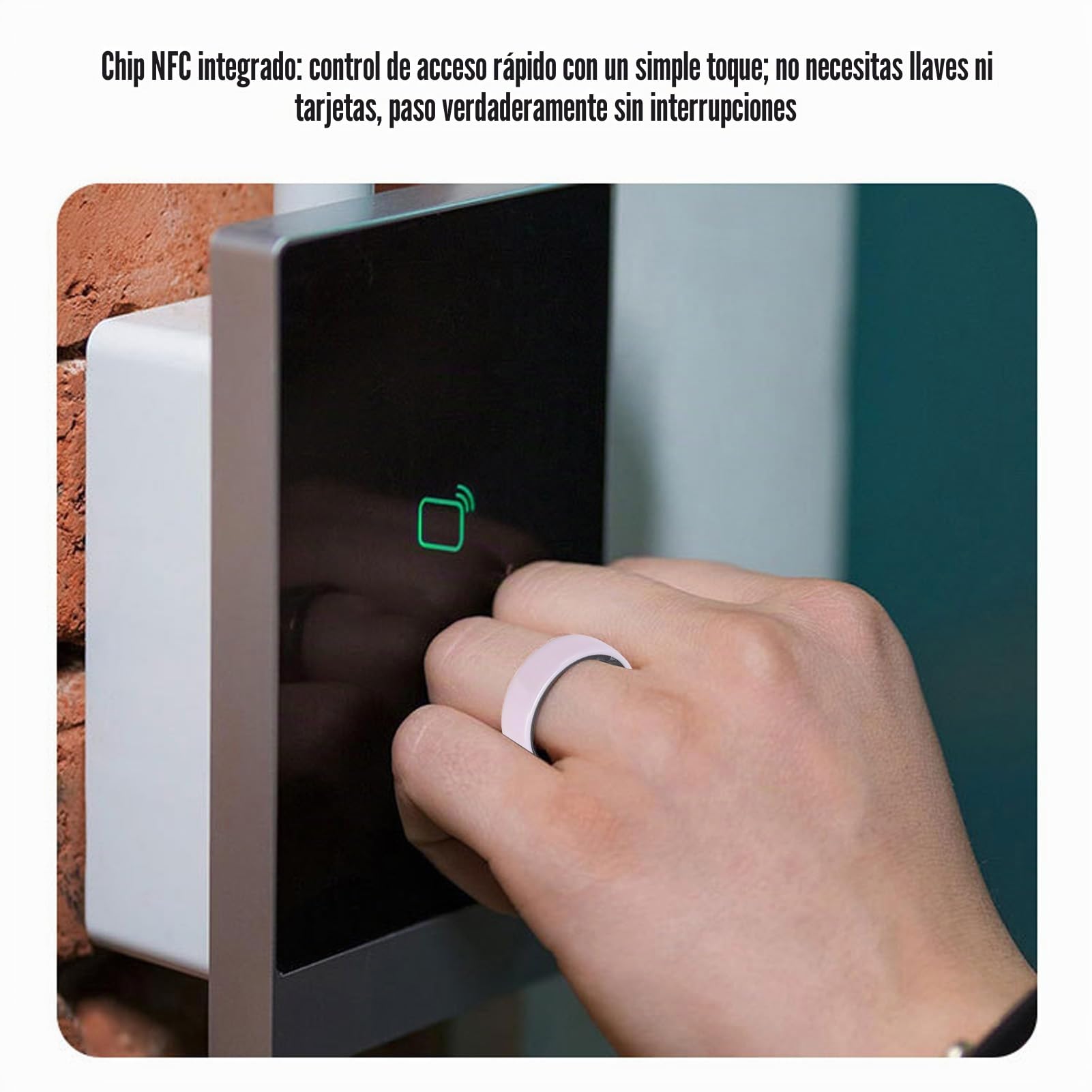 Annadue NFC Smart Ring Health Tracker para Hombres y Mujeres, Anillo de Seguimiento de Pasos Preciso con Múltiples Modos Deportivos, Resistencia Al Agua IP68, Carga Magnética, 20 MAh (7)