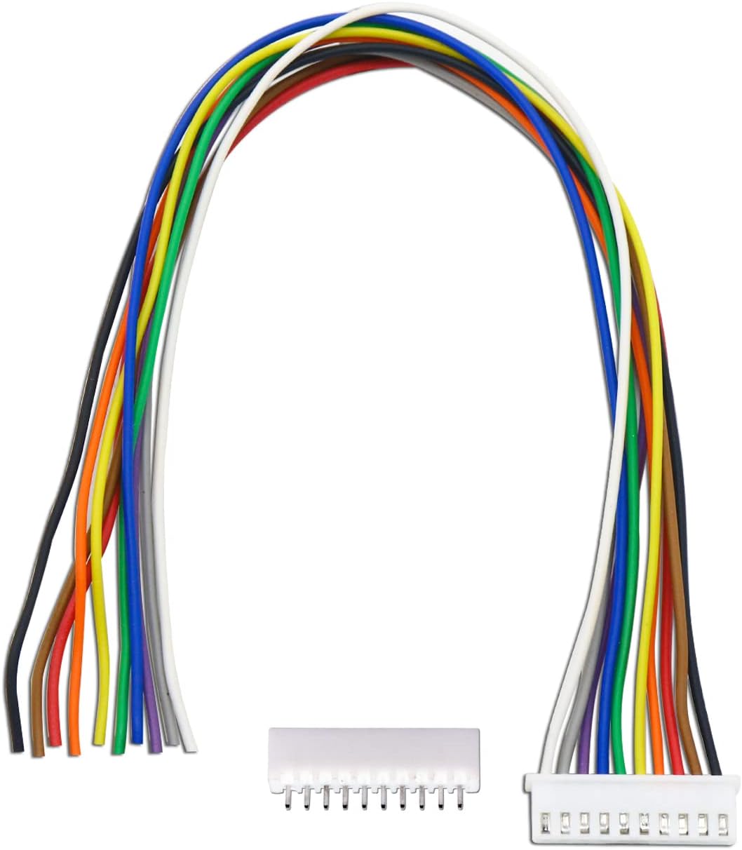Electronic Spices 10 Pin Xh Jst Wire Connector 2.5mm Pitch Male and Female Pair 2515 Pack of 5 Pair