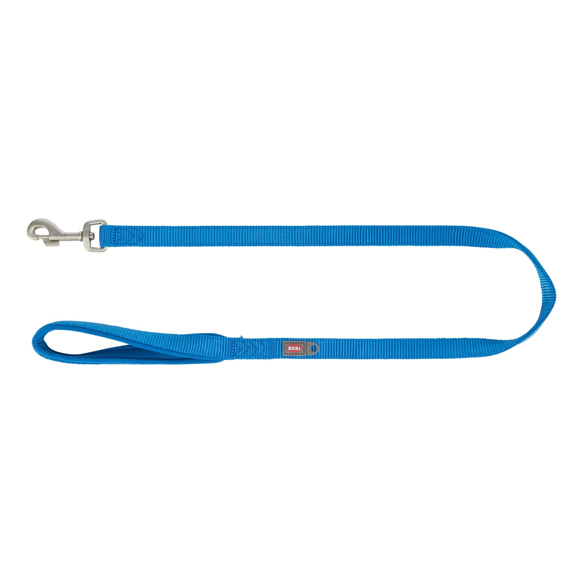 TRIXIE Hundeleine Premium L–XL, 1,00 m 25 mm in royalblau - stabile Hundeleine mit praktischer Handschlaufe - für große bis sehr große Hunde - 200302