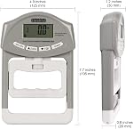 Handeful Testeur de Force de Préhension Dynamomètre Numérique pour Sports, Maison et Clinique | Deux capacités : 198 lb et 397 lb. Précision de 0,2 lb. 19 profils d'utilisateur. Pour sports, thérapie et usage domestique