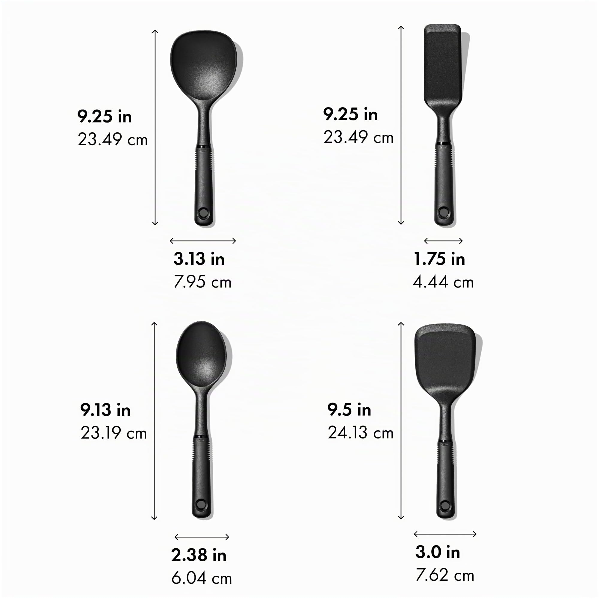 OXO Good Grips - Juego de mini utensilios de nailon (4 piezas)