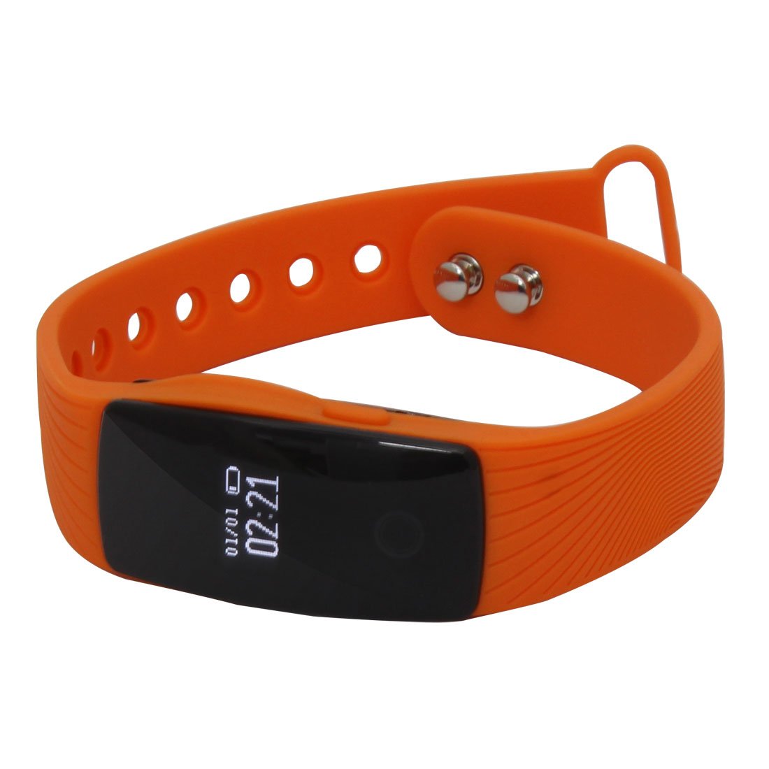 Ruilogod Outdoor Sport Smartband Tętno Monitor Aktywnie Fitness Find and display instruments Sleep Smart Bransoletka Pomarańczowy