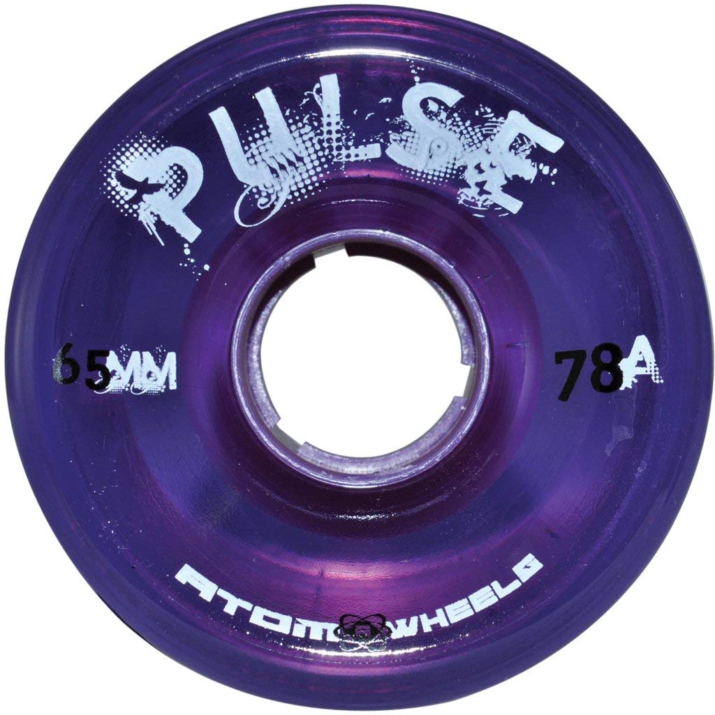 Buy Atom Skates Pulse Outdoor Quad Roller Wheels (Hardness 78A, 65mm x