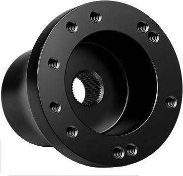 EZGO Steering Wheel Adapter Hub for EZGO TXT/RXV/Marathon/Medalist Golf Carts with 5-6 Holes Golf Cart Steering Wheel