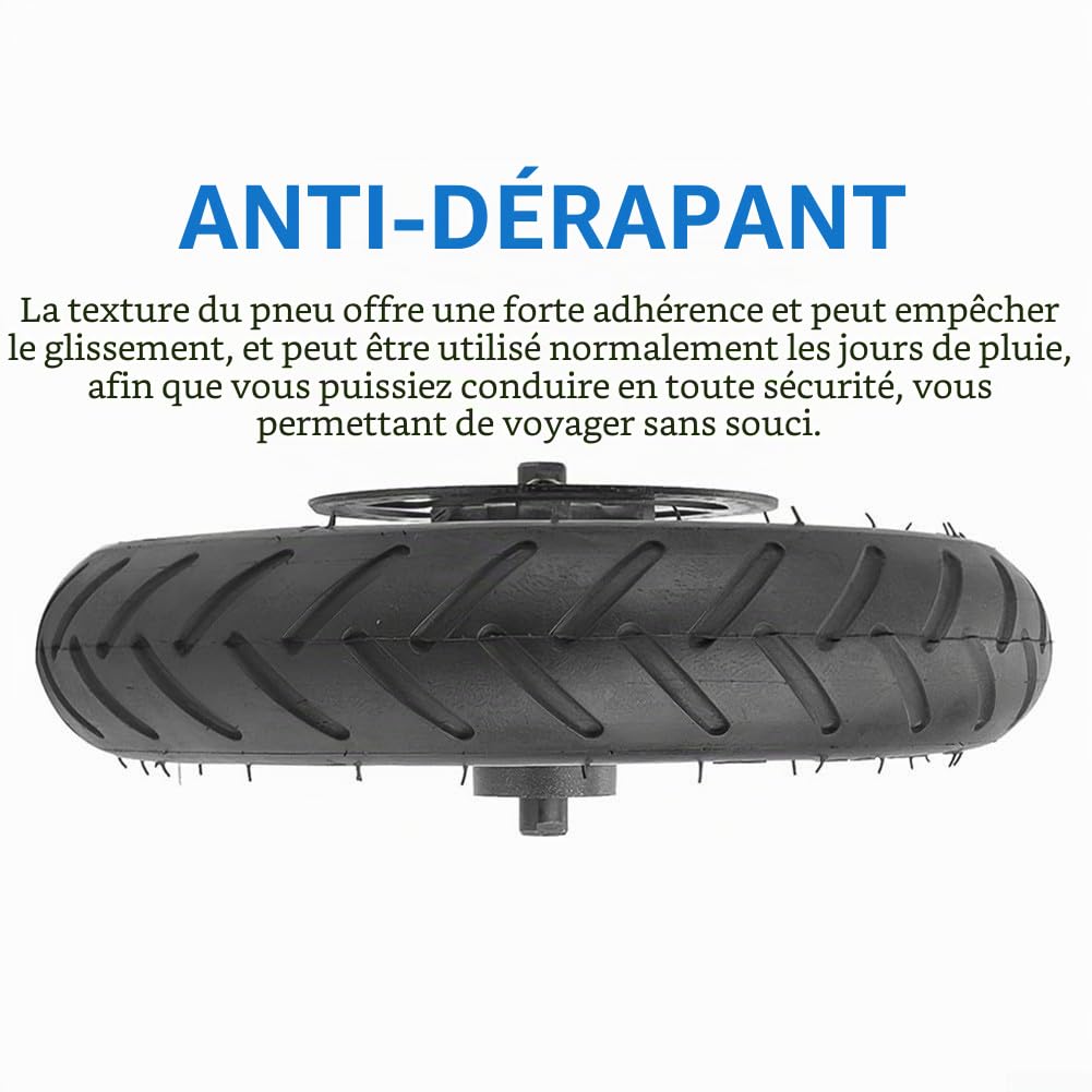 Ensemble Roue Arrière et Disque de Frein pour Trottinette Électrique 8 5 Pouces Pour Xiaomi Pro/Pro2 (Roue+Disque 120mm)