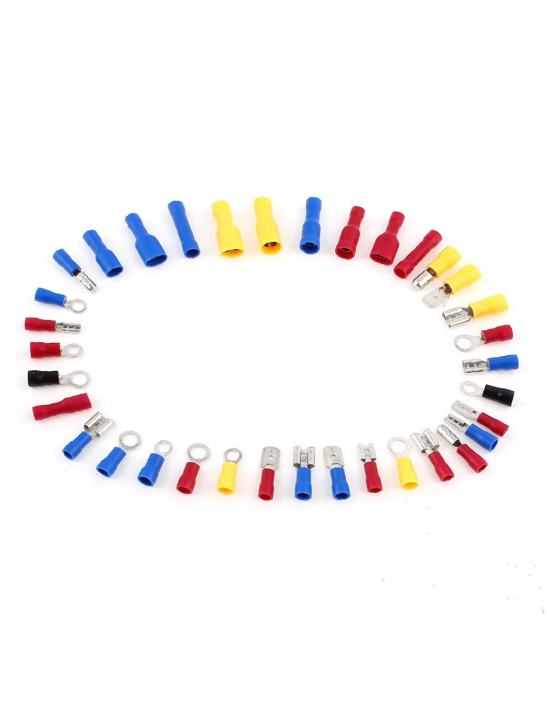 NEW LON0167 685pcs cosses électriques isolées-Set brut à sertir(685 stücke Elektrische Draht-anschlüsse Isolierte Ringspaten Crimp Terminals Set