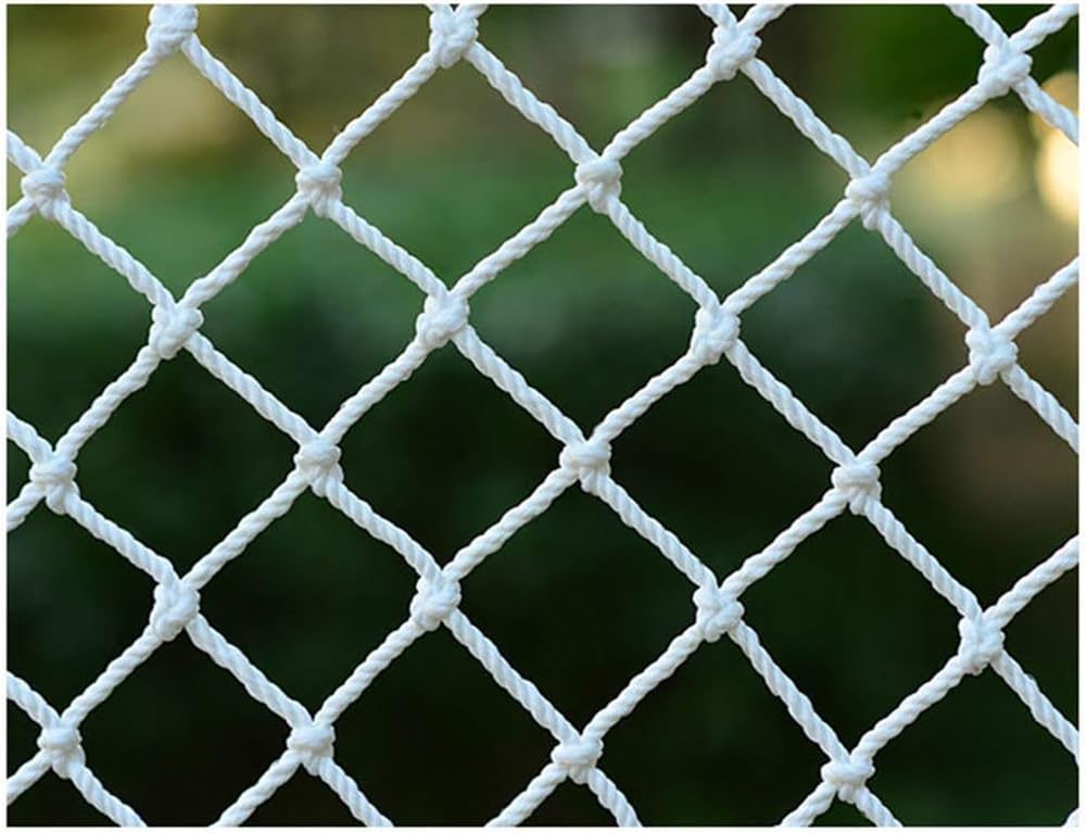 Red de seguridad para gatos para ventanas de balcón, protección contra chi, protección contra caídas, uso al aire libre, barandilla de 3 x 5 m, malla de 5 cm y fácil de instalar