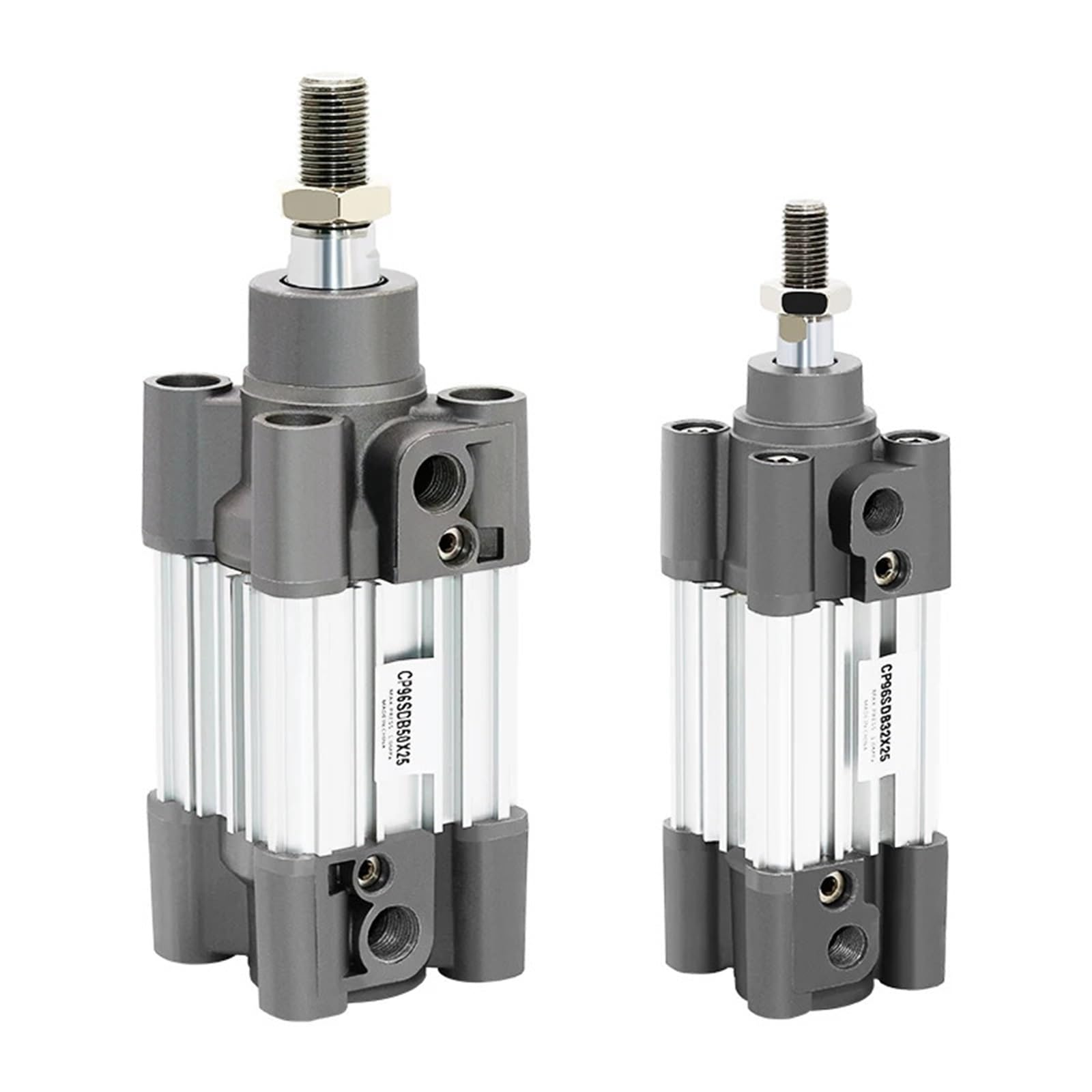 Rcgknnmuz Stroke 225Mm 1Pcs Cp96sdb Series Standard Pneumatic Cylinder Bore 32Mm/40Mm/50Mm/63Mm/80Mm/100Mm 25-350Mm Air Piston(,Bore 40Mm)