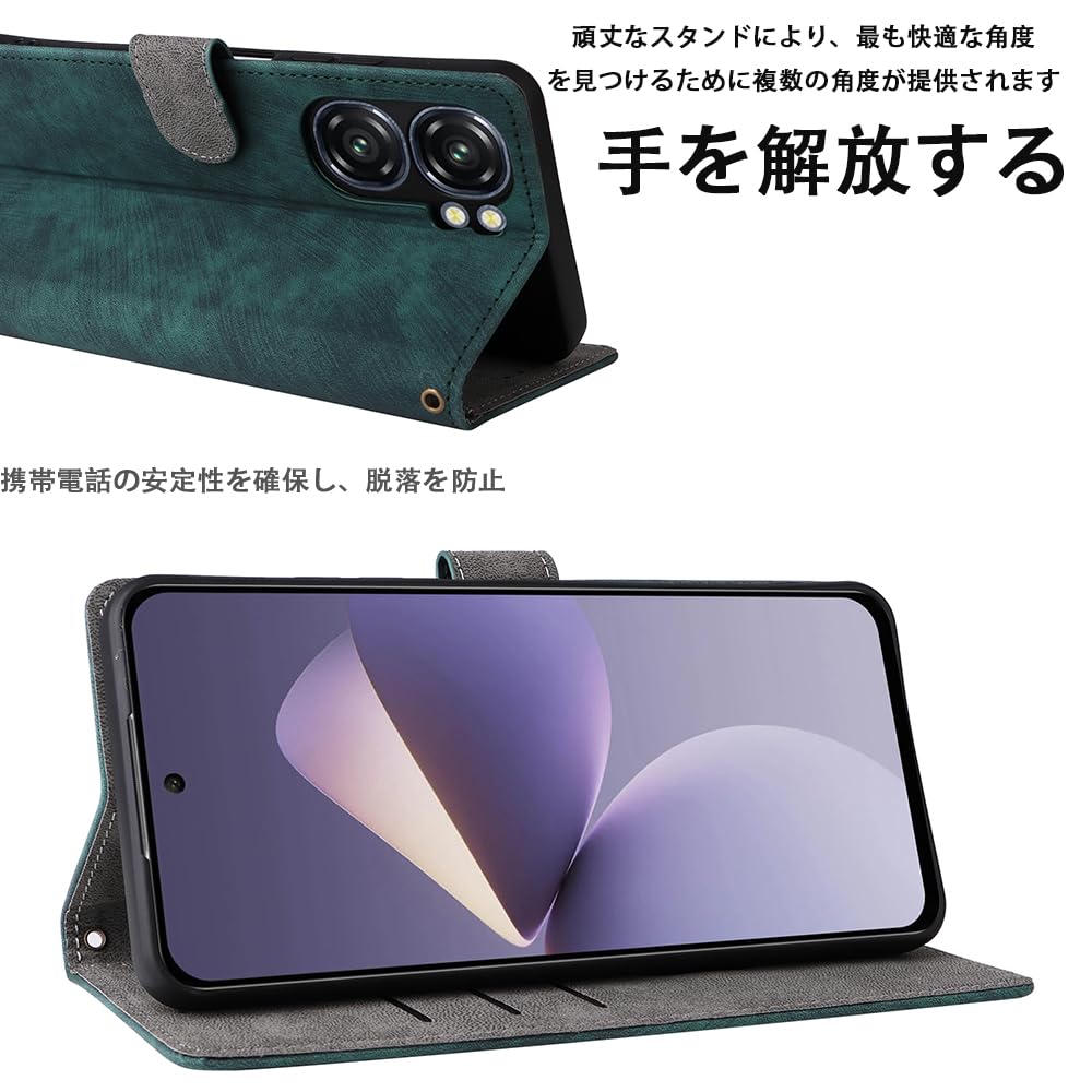 Amazon.co.jp: For Oukitel C58/C58 Pro ケース 手帳型 スマホケース