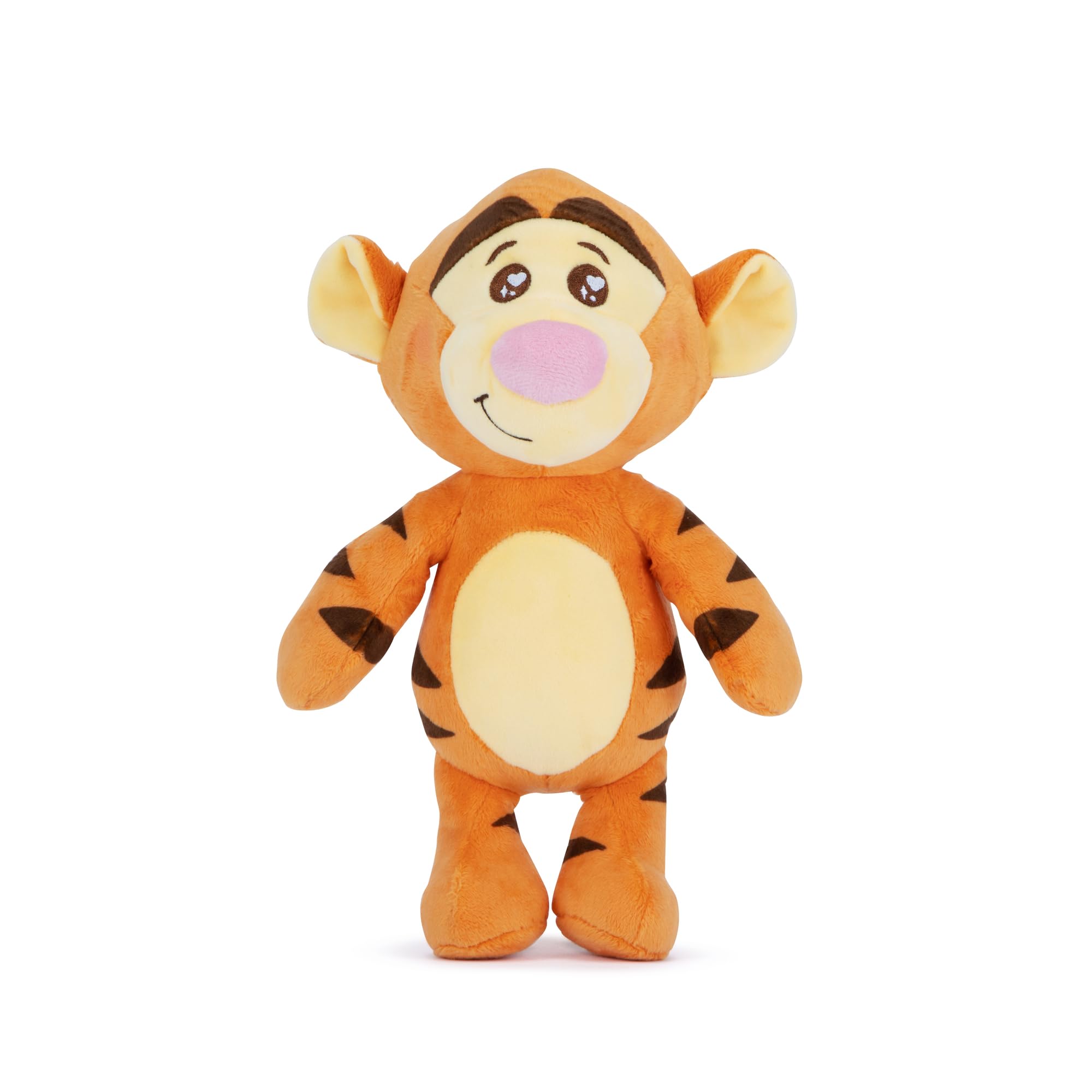 Disney Winnie The Pooh Tigger 25cm Plush with Twinkle Eyes, cuddly soft toy for kids and adults for birthday and gift, from 0 years